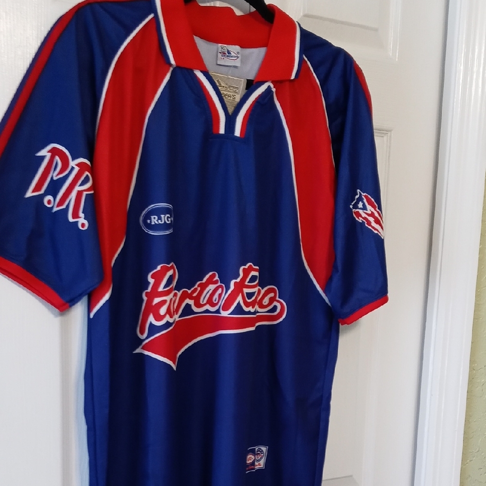 Puerto Rico Blue and Red Jersey